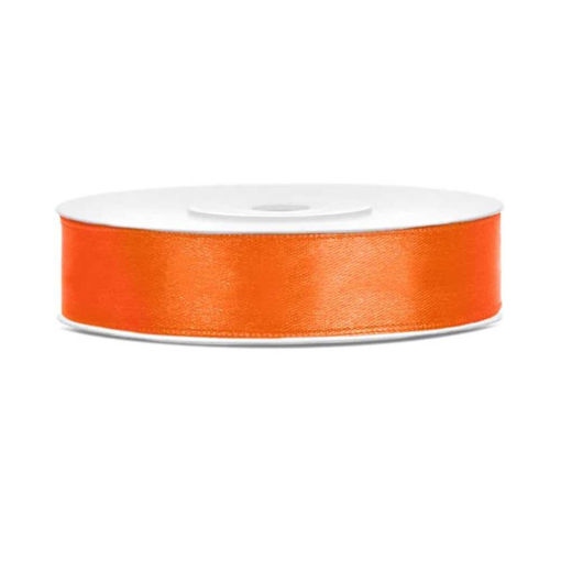 Picture of SATIN RIBBON ORANGE12MM PER METRE